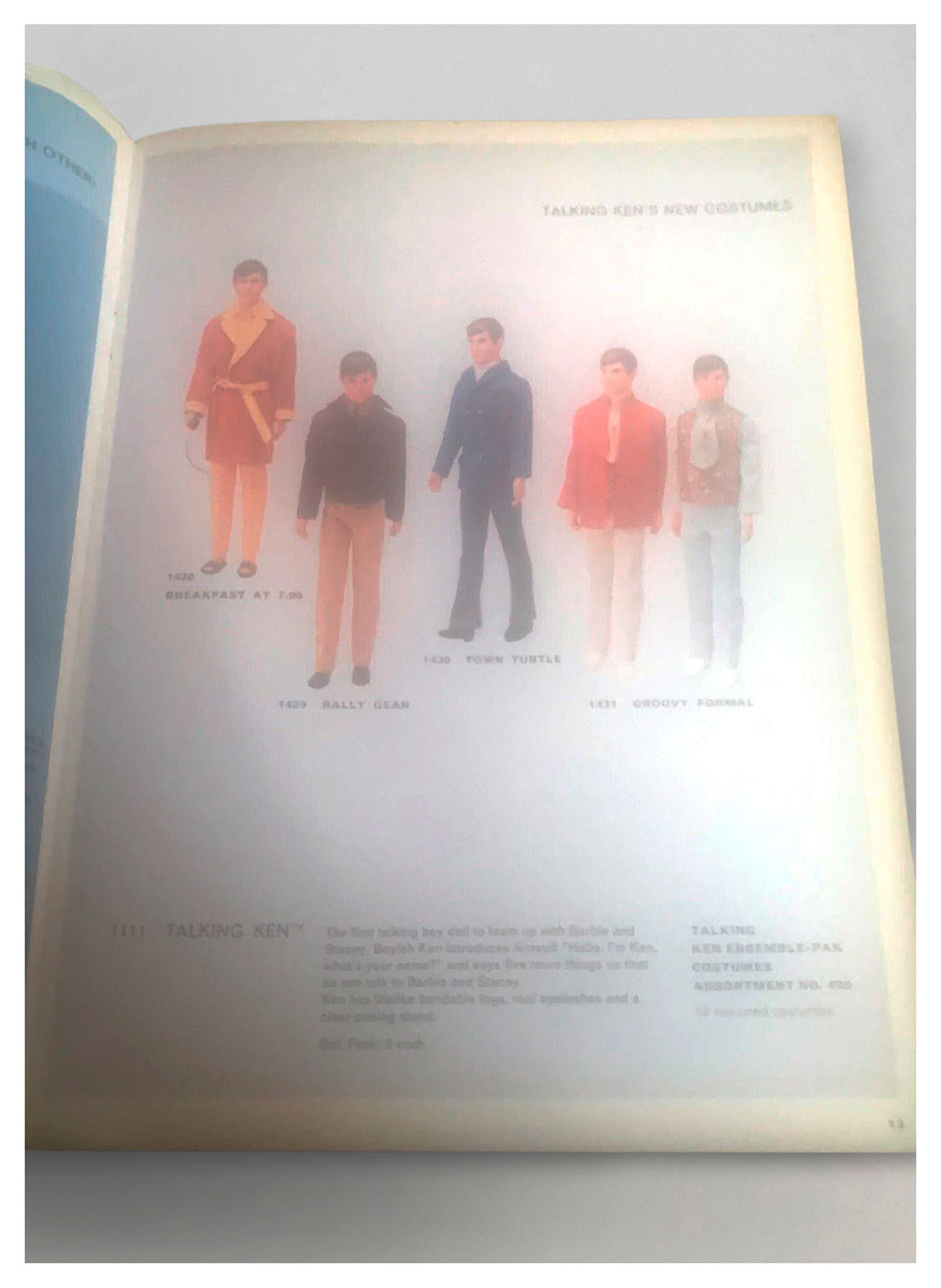 From 1969 British Rosebud Mattel catalogue