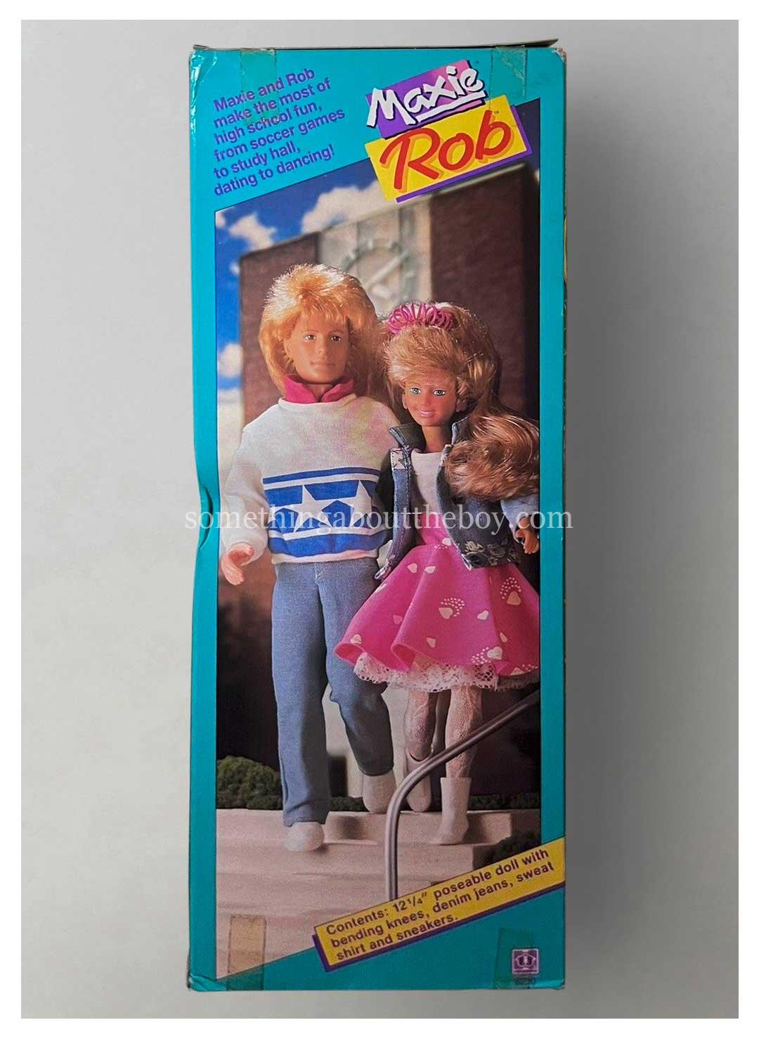 1987 #8230 Rob by Hasbro reverse of packaging