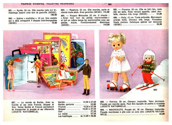 From 1969 French Jeux et Jouets catalogue