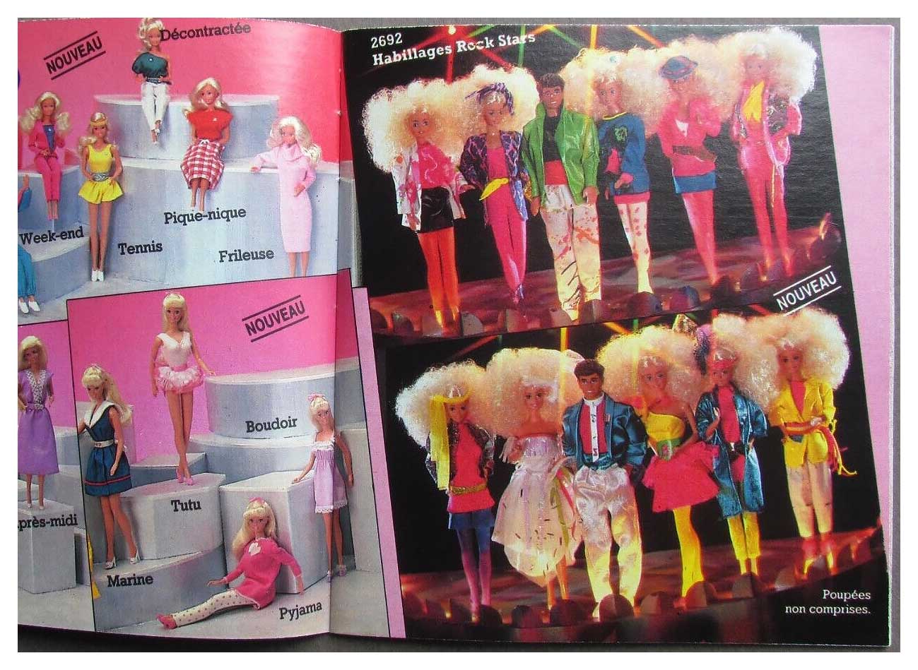 From 1986 French Barbie booklet