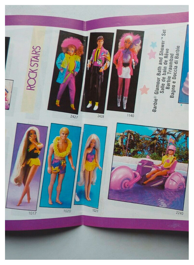 From 1986 European Barbie booklet