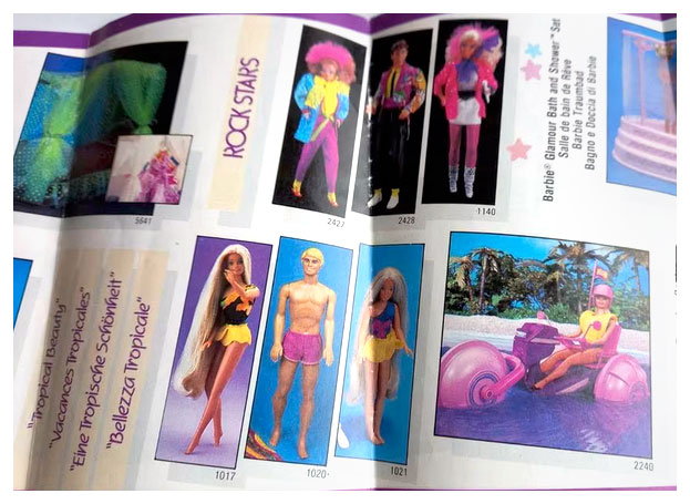 From 1986 European Barbie booklet