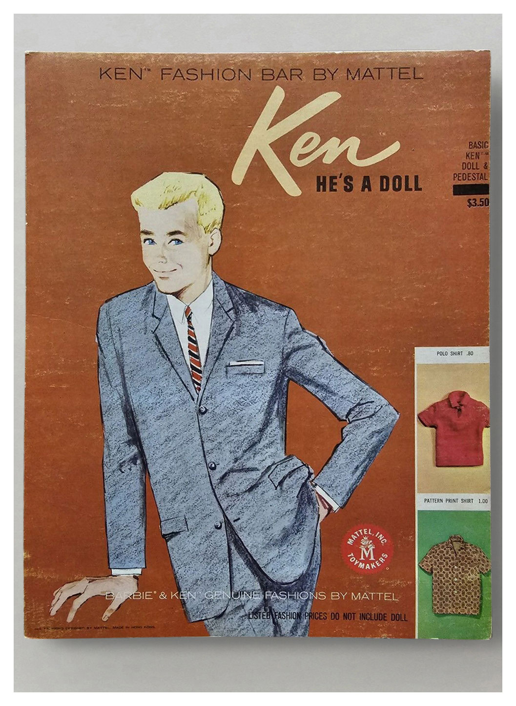 From 1962 Barbie & Ken Fashion Bar Display