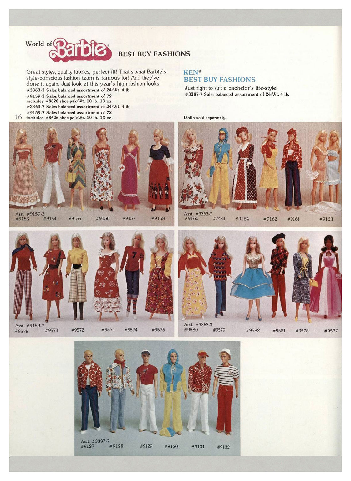 From 1976 Movin' with Mattel catalogue