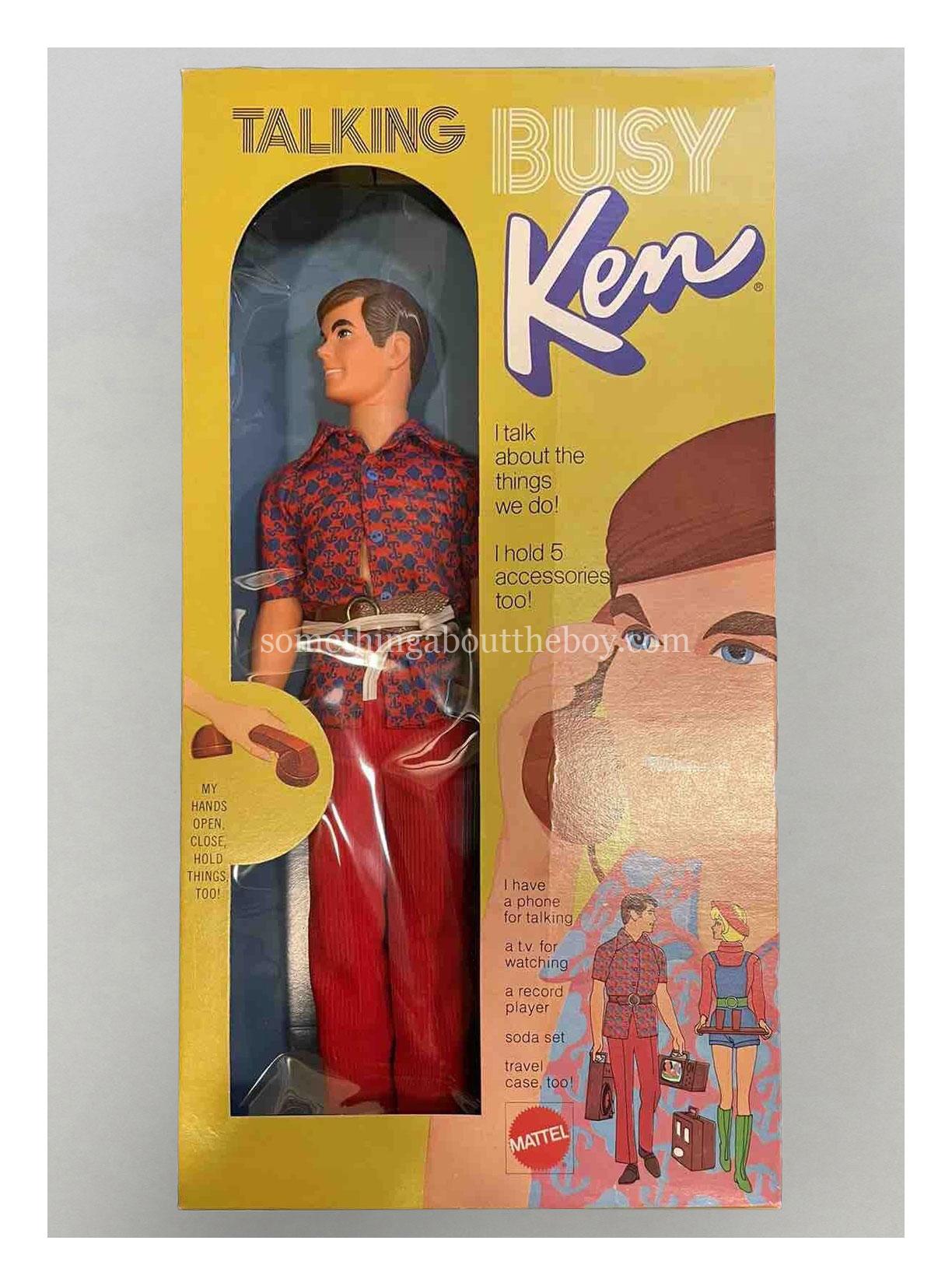 1972 #1196 Talking Busy Ken in Canadian packaging