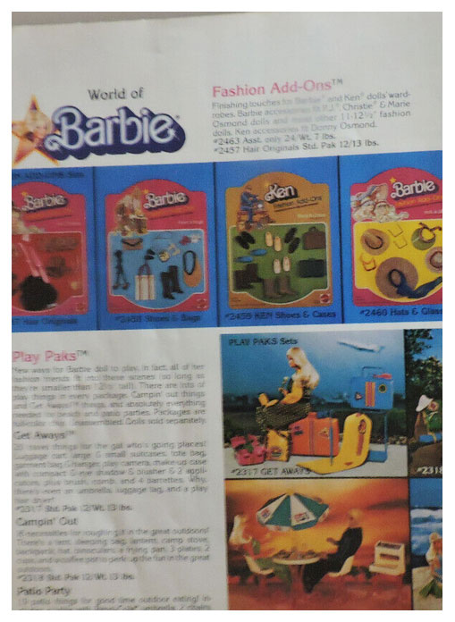 From 1978 Mattel Dimension catalogue