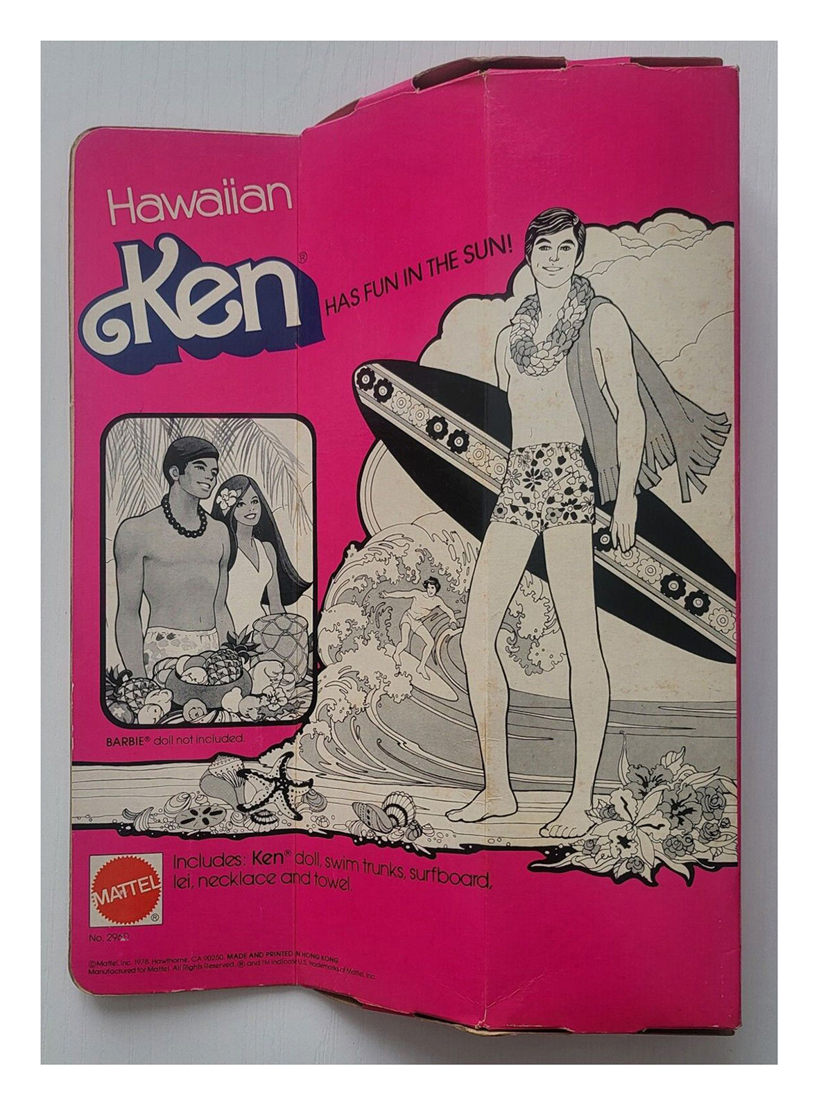 1979 #2960 Hawaiian Ken original packaging
