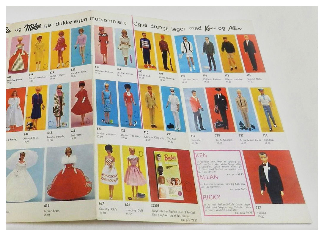 1966 Danish Barbie og hendes venner Brio brochure