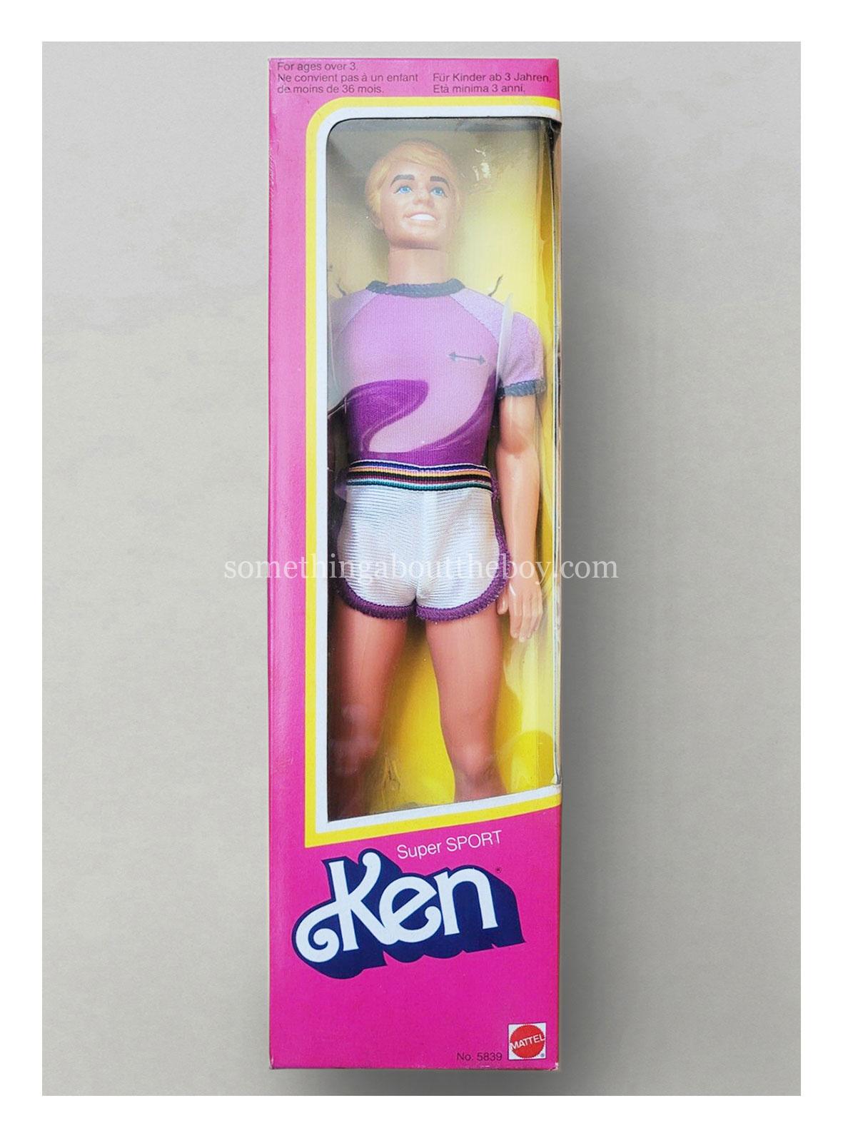 1983 #5839 Super Sport Ken in European packaging