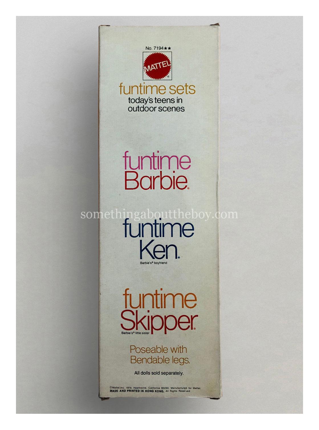 1976 #7194 Funtime Ken original packaging