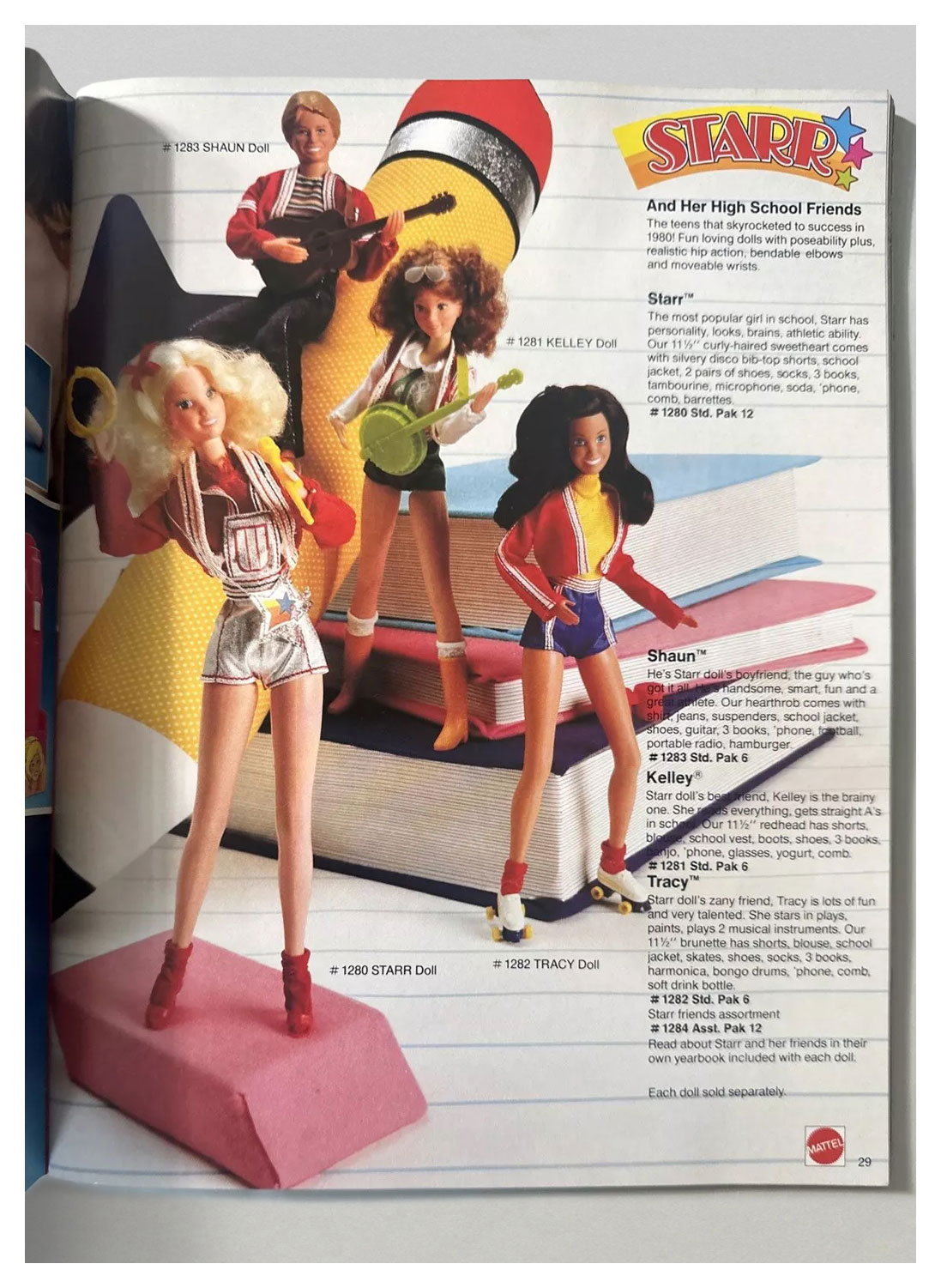 From 1981 Mattel Makes It Happen catalogue