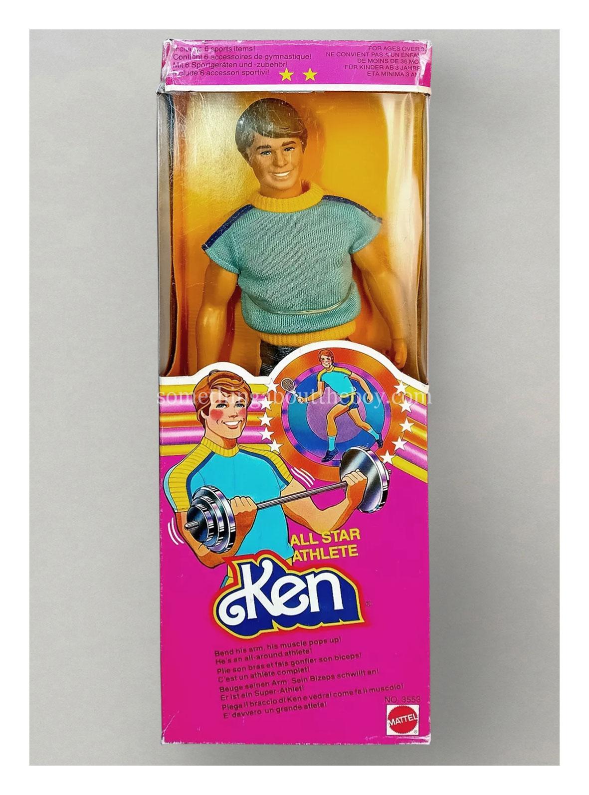 1982 #3553 All Star Ken in European packaging