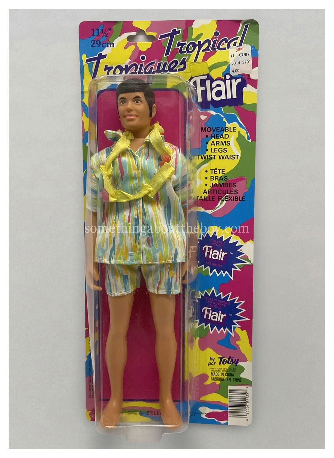 1987 Totsy Flair Tropical male fashion doll