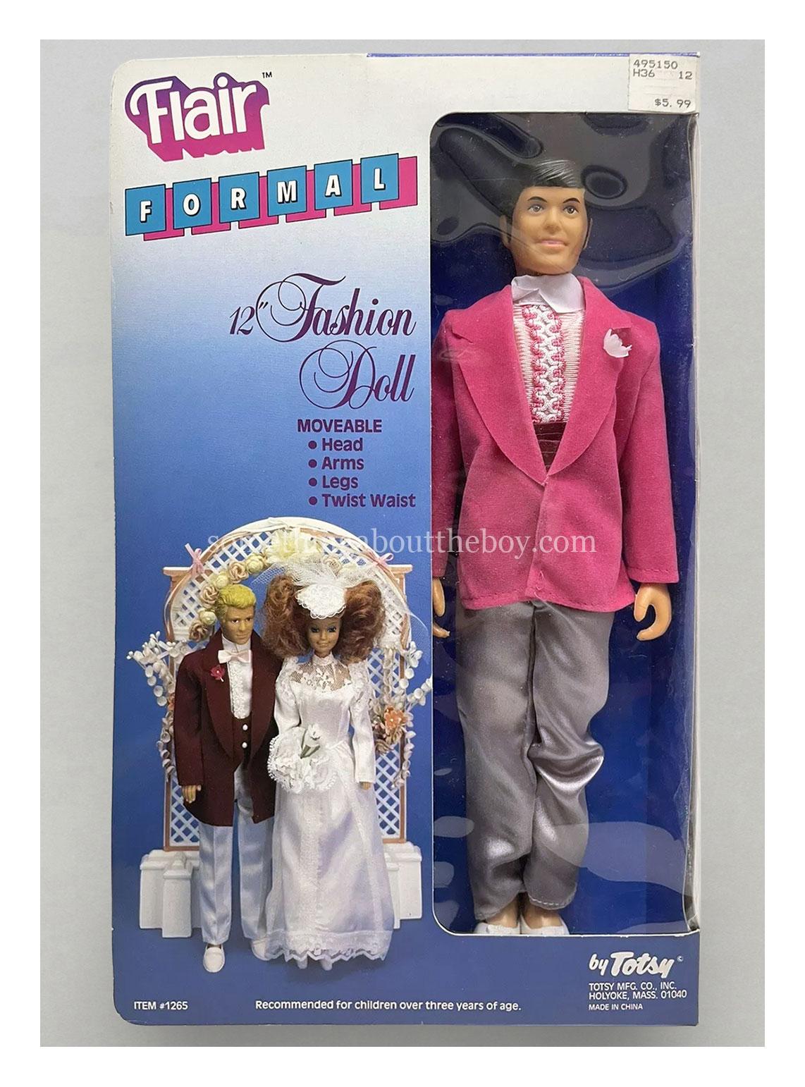 c.1987 Flair Formal Fashion Doll by Totsy