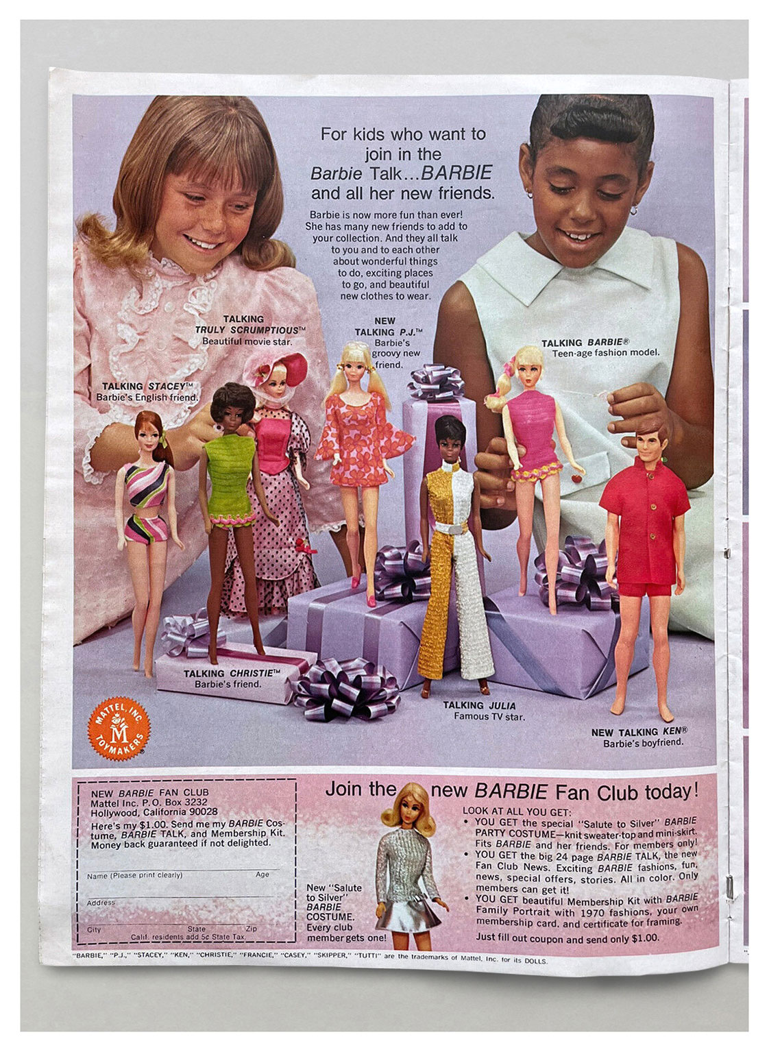 From 1969 For Kids Only (Mattel US supplement)