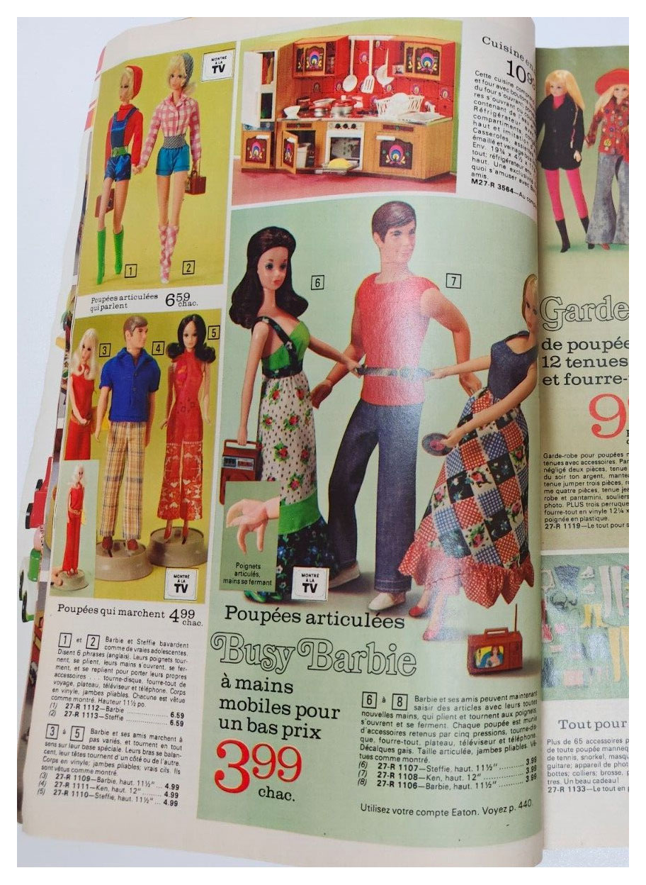 From 1972 Canadian (French) Eaton Noël catalogue