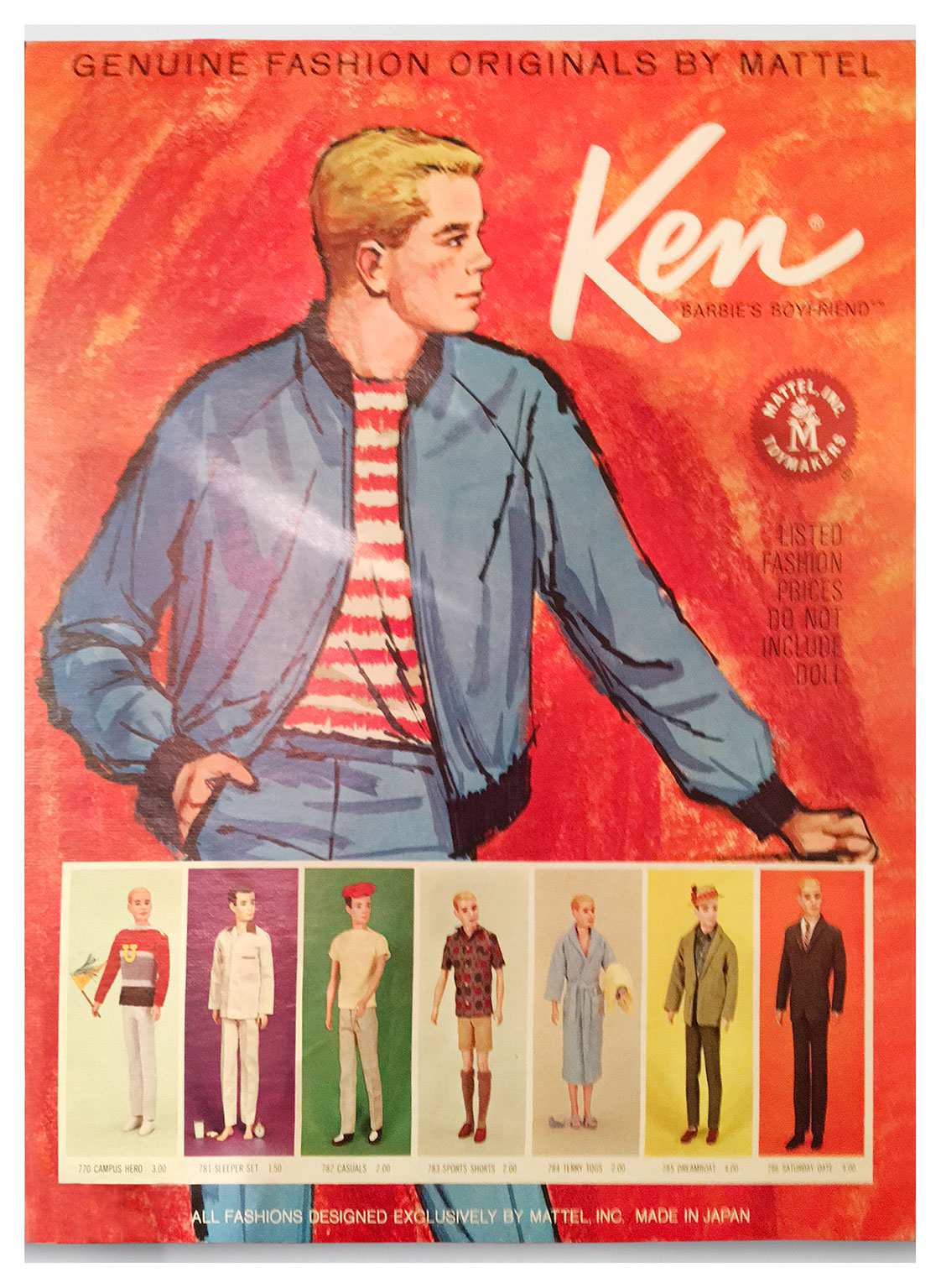 From 1963 Barbie & Ken Fashion Bar Display