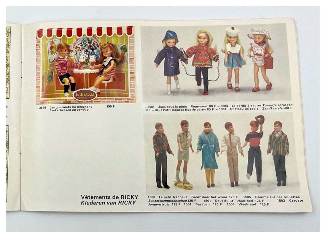 From 1966 Belgian Mattel/Ebiex booklet