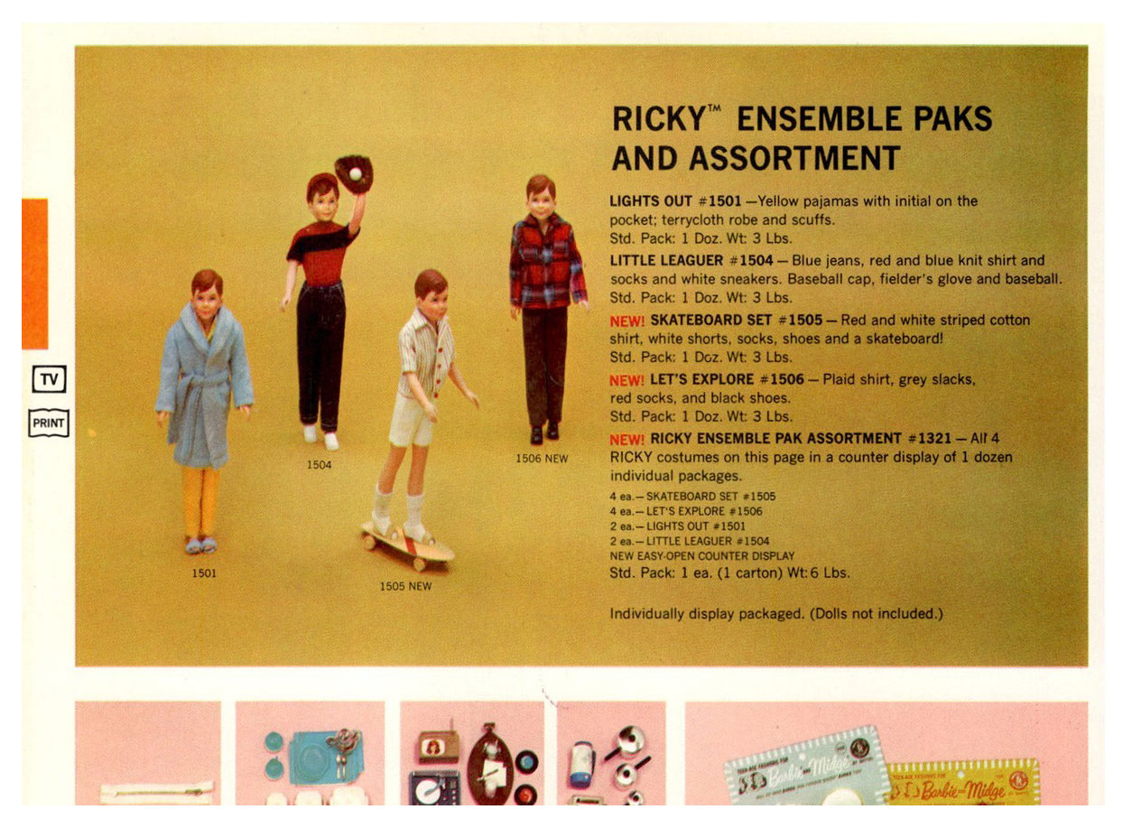 From Mattel Toys 1966 catalogue