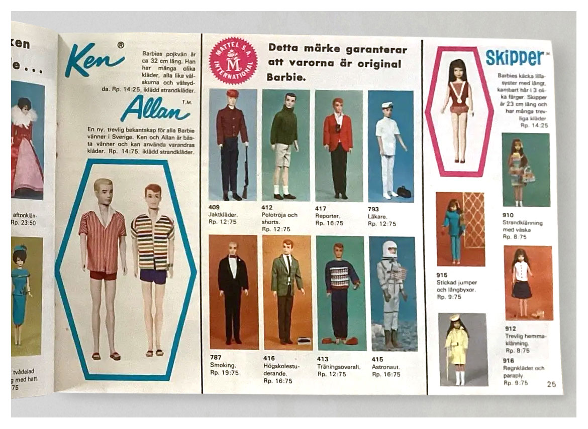 From 1965 Swedish Leksakslandet catalogue