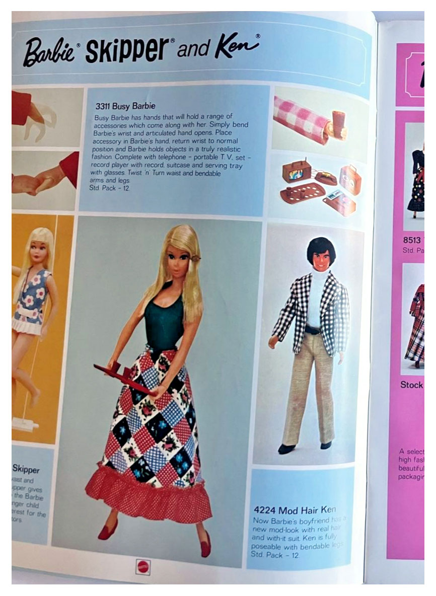 From British Mattel Toys and Hobbies '73 catalogue